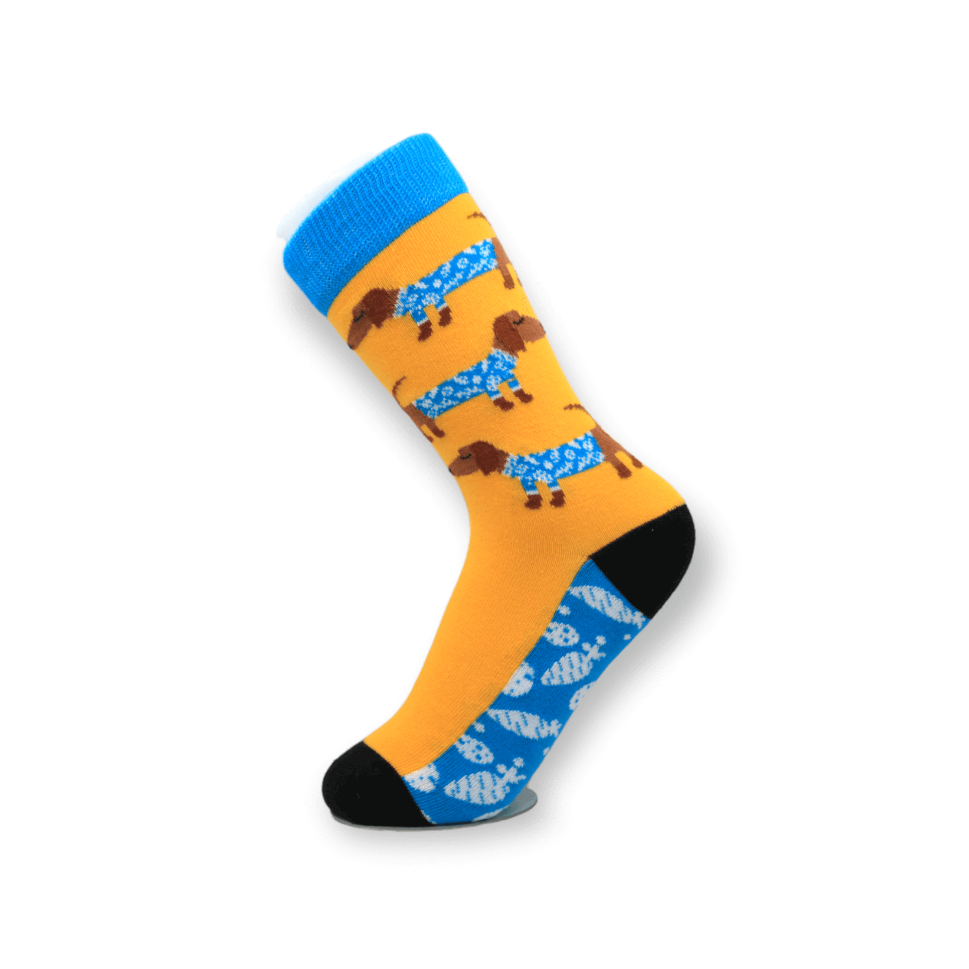 Sausage Dog Design Unisex Casual Cotton Socks Footwear