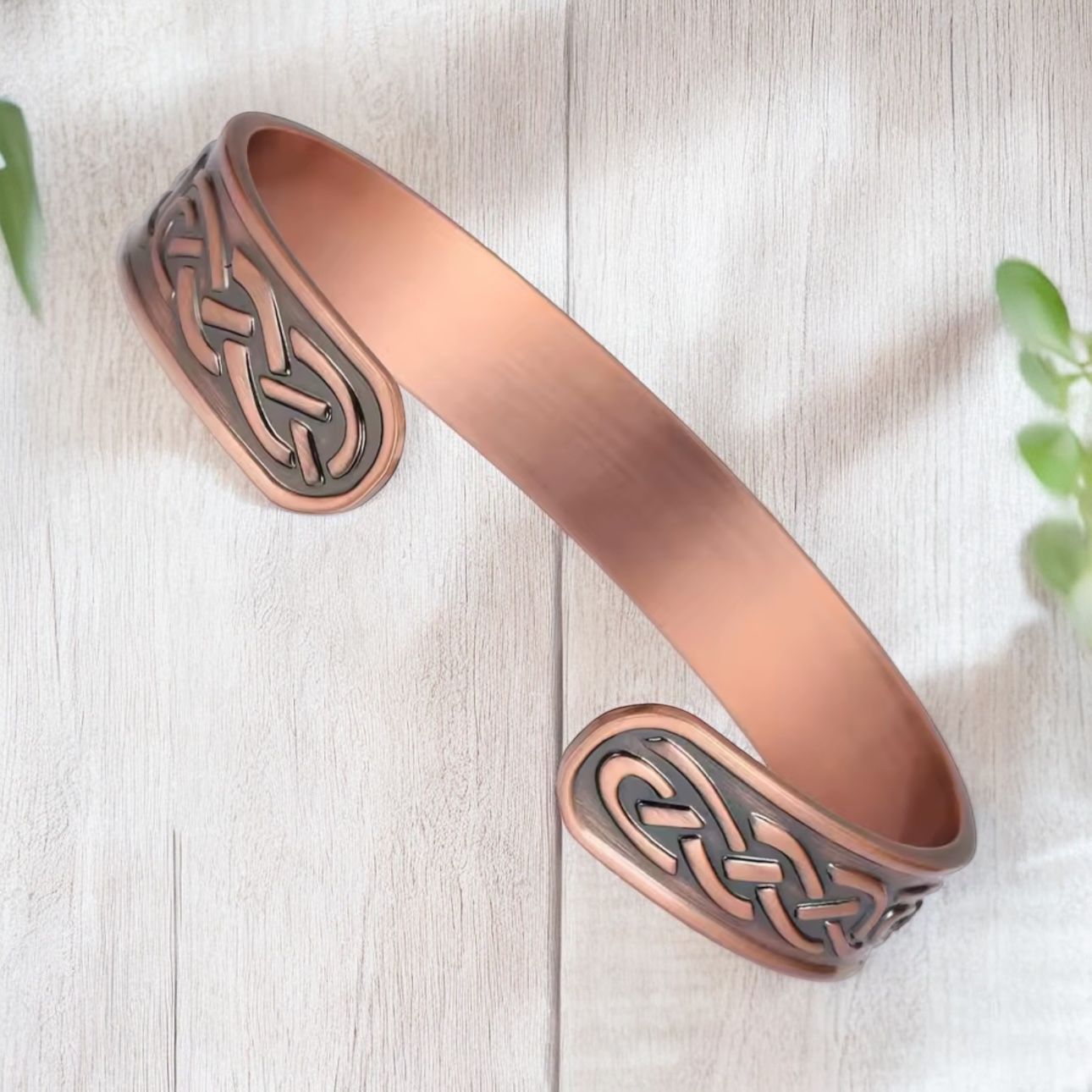 Celtic Copper Magnetic Therapy Bracelet for Style & Wellness