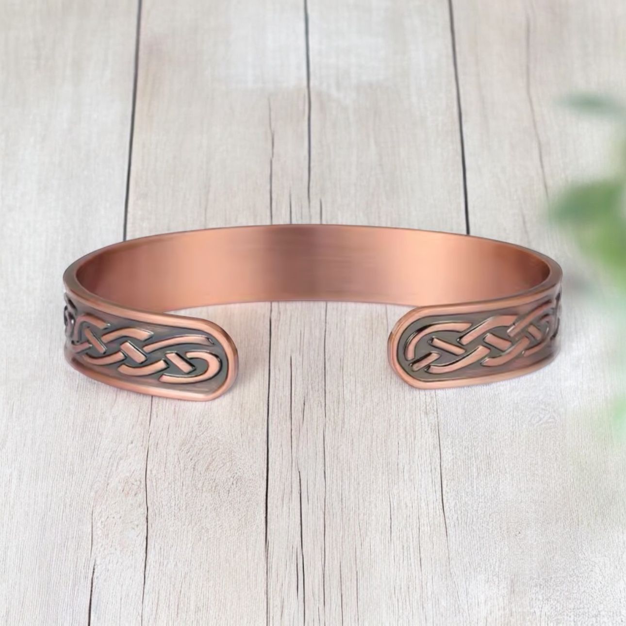 Celtic Copper Magnetic Therapy Bracelet for Style & Wellness