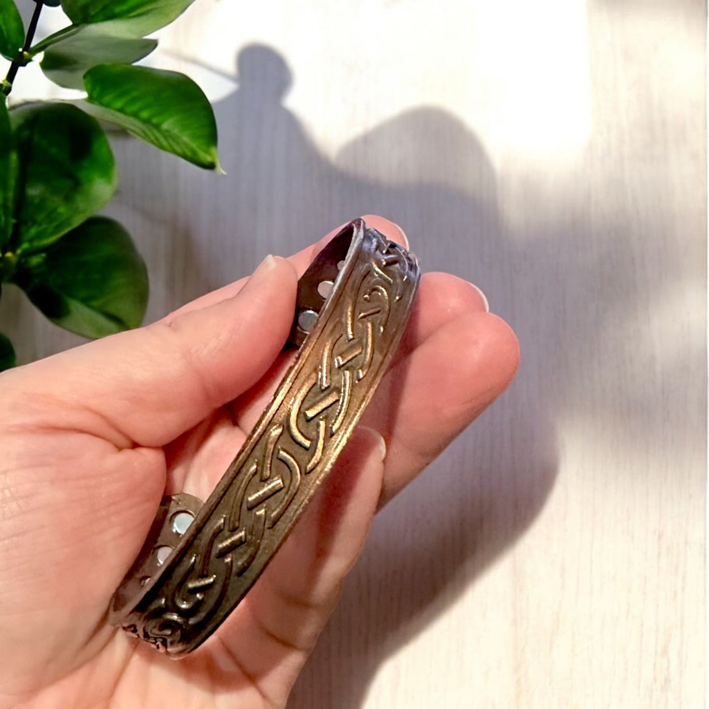 Celtic Copper Magnetic Therapy Bracelet for Style & Wellness