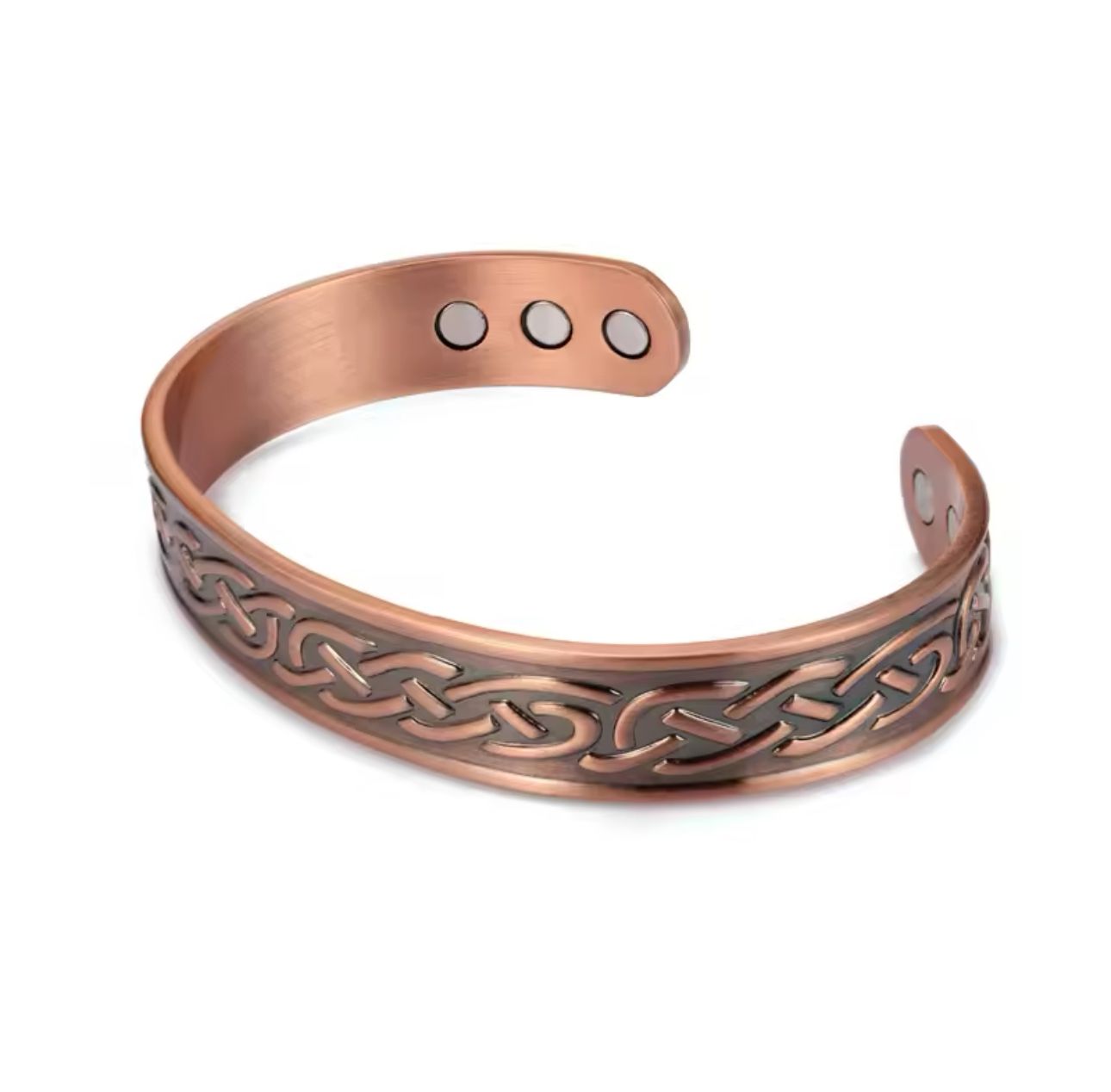 Celtic Copper Magnetic Therapy Bracelet for Style & Wellness