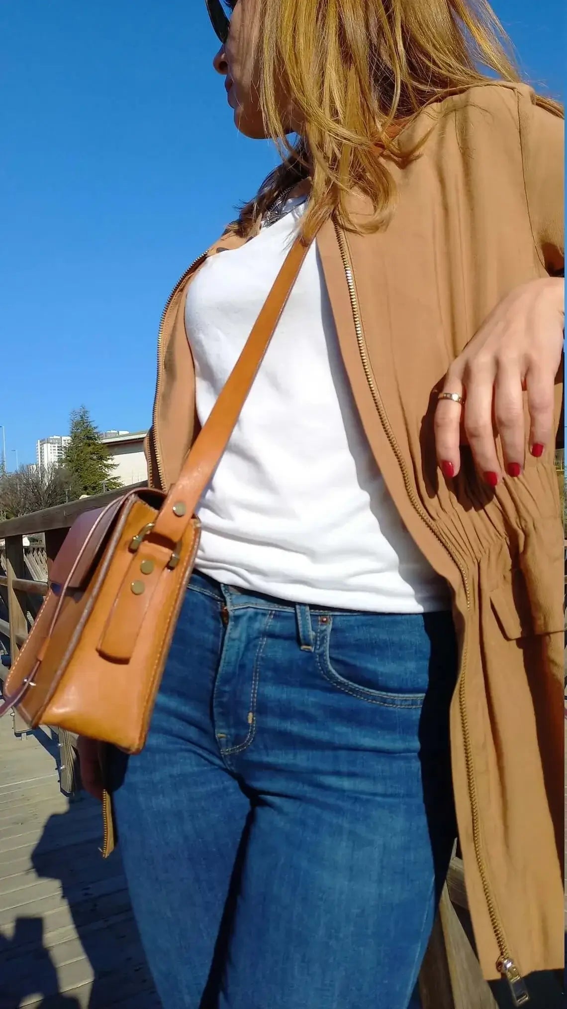 Tan Leather Fanny Pack 01